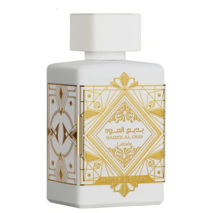 Lattafa Bade’E Al Oud Honor Glory Eau De Parfum 100ml - לטאפה באדי אל אוד הונור גלורי בושם לאישה אדפ 100מ״ל