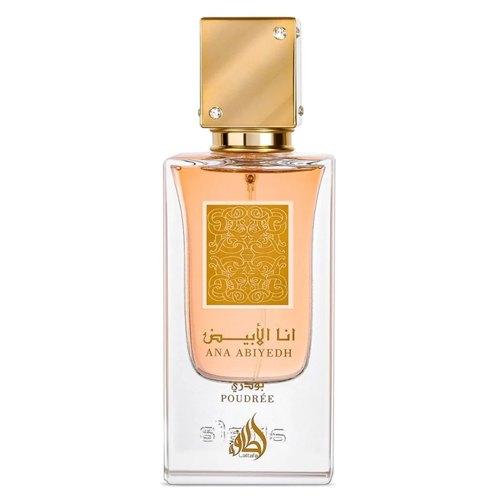 LATTAFA ANA ABIYEDH POUDREE EDP 60ML - לטאפה אנה אביאד פודרה בושם יוניסקס אדפ 60מ”ל