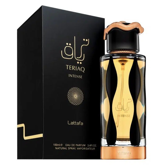 LATTAFA TERIAQ INTENSE EDP 100ML - לטאפה טריאק איטנס בושם לאישה אדפ 100מ״ל