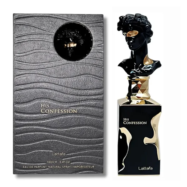 LATTAFA HIS CONFESSION EDP 100ML - לטאפה היז קונפשן בושם לגבר אדפ 100מ״ל