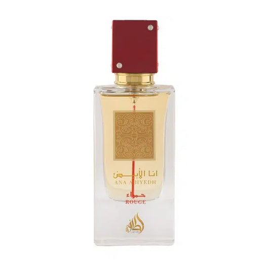 LATTAFA ANA ABIYEDH ROUGE EDP 60ML - לטאפה אנה אביאד רוג בושם יוניסקס אדפ 60מ”ל