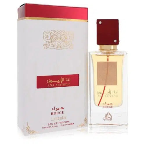 LATTAFA ANA ABIYEDH ROUGE EDP 60ML - לטאפה אנה אביאד רוג בושם יוניסקס אדפ 60מ”ל