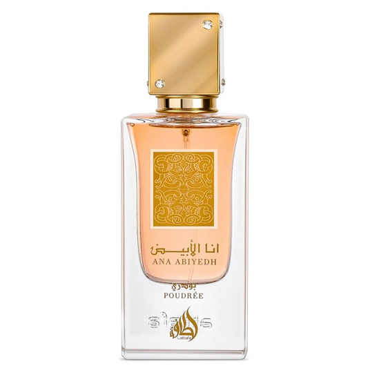 LATTAFA ANA ABIYEDH POUDREE EDP 60ML - לטאפה אנה אביאד פודרה בושם יוניסקס אדפ 60מ”ל