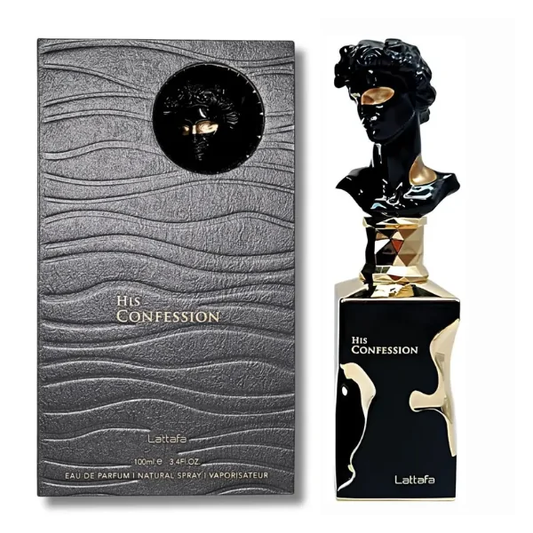 LATTAFA HIS CONFESSION EDP 100ML - לטאפה היז קונפשן בושם לגבר אדפ 100מ״ל
